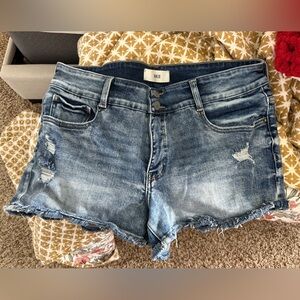 BKE Distressed Blue Jean Shorts